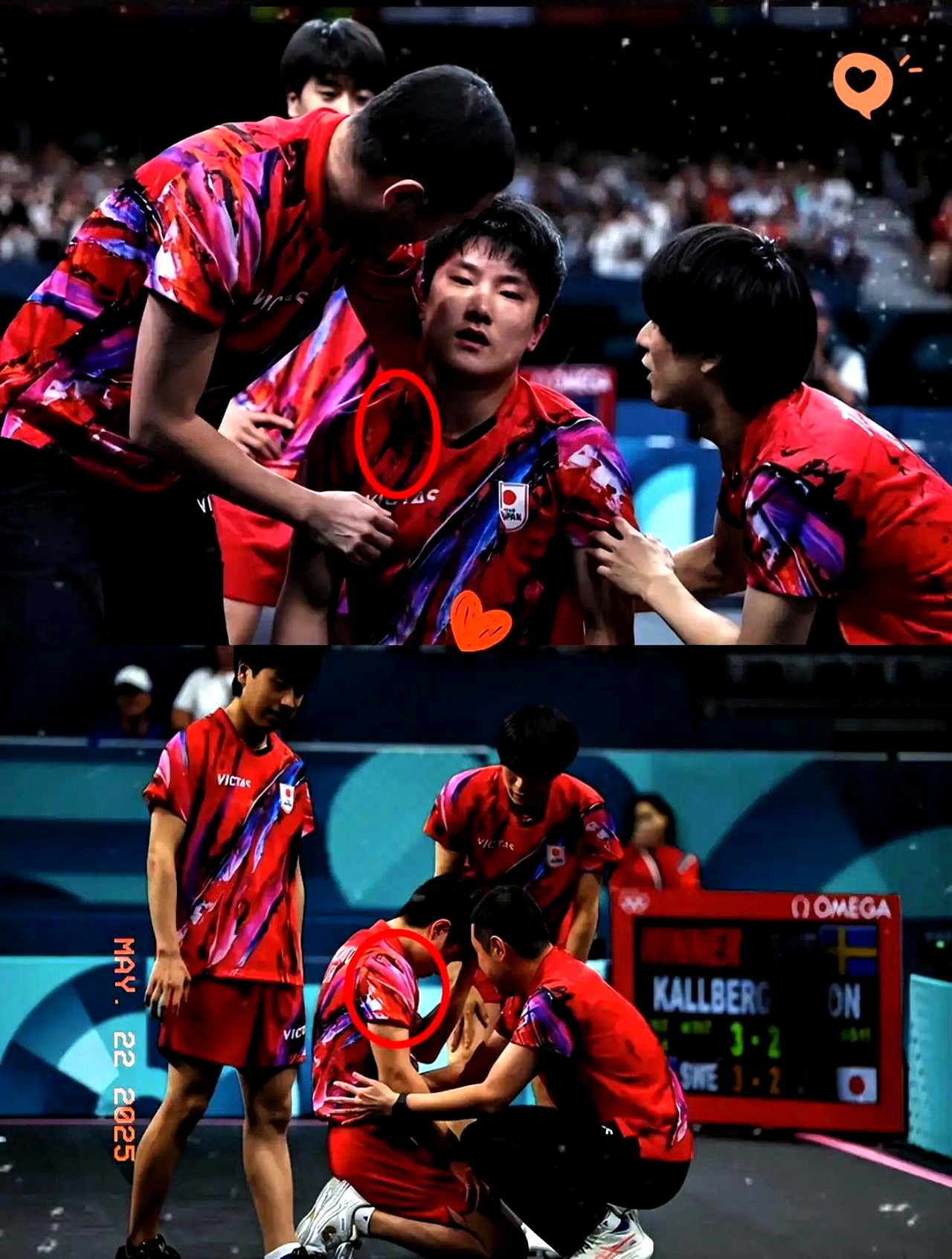 日本乒乓球队绝杀韩国乒乓球队，张本智和关键制胜的简单介绍