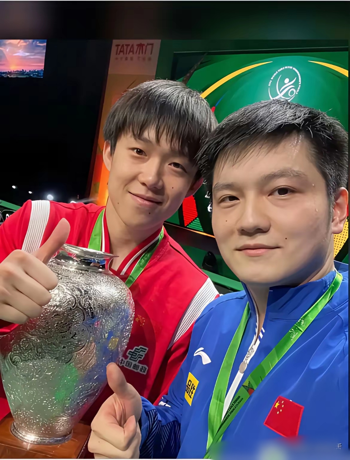 韩国乒乓球队爆冷中国乒乓球队，樊振东制霸全场